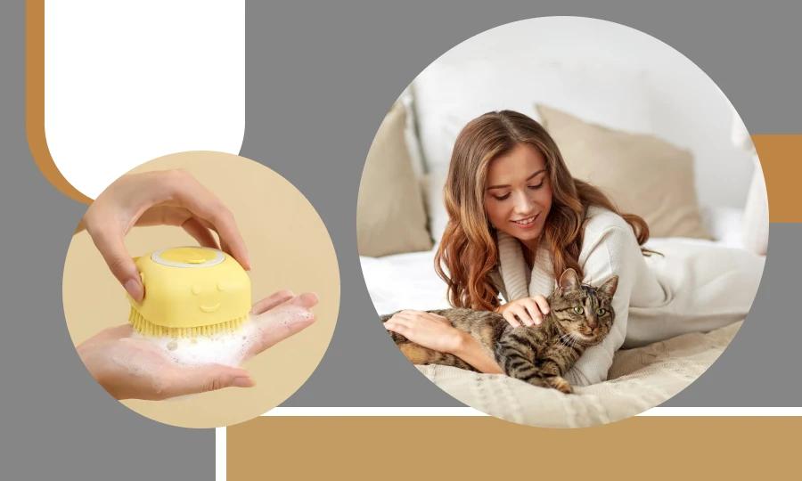 pet bath brush