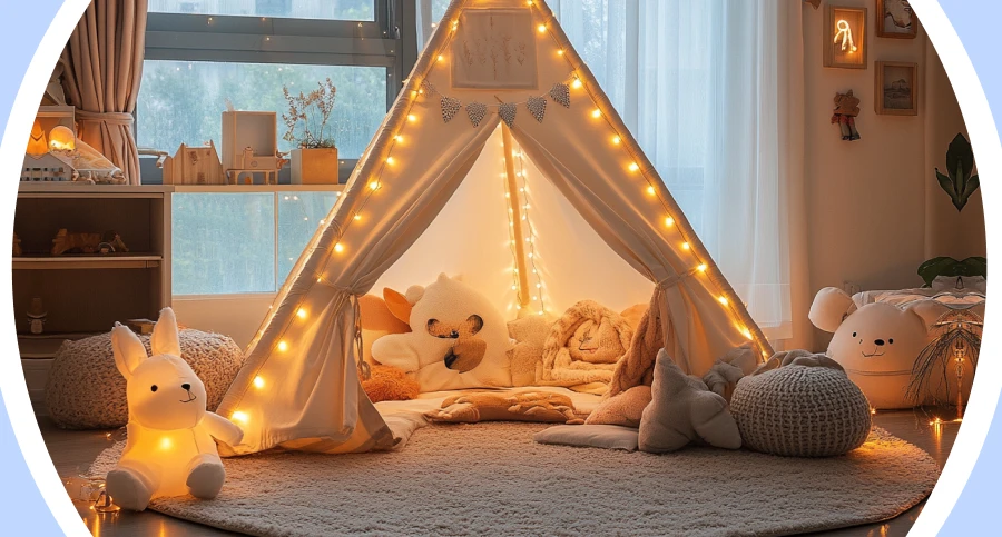 kids teepee play tent